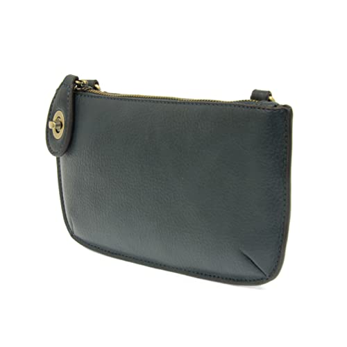 Image of Joy Susan Womens Vegan Leather Mini Crossbody Wristlet Clutch - New Dark Teal