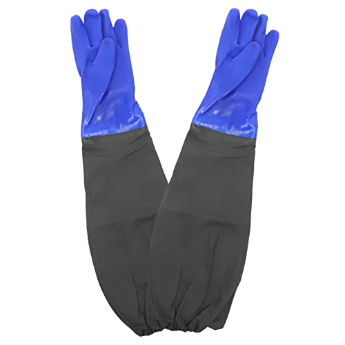 Mipcase Outdoor Fish Gloves 1 Pair of Long Waterproof Gloves for Catching Fish and Gardening