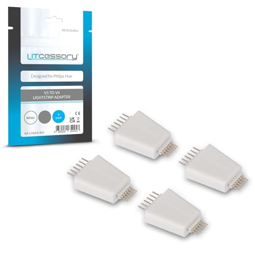 Litcessory V3 to V4 Lightstrip Adapter for Philips Hue Lightstrip Plus by Litcessory - Used condition - US$16.70