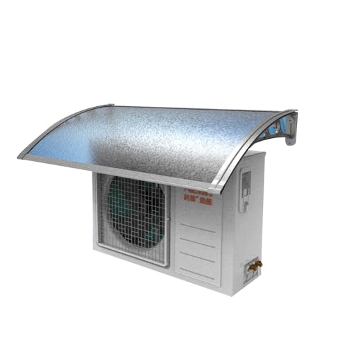 Abri de climatiseur extérieur en aluminium contre la pluie et les intempéries