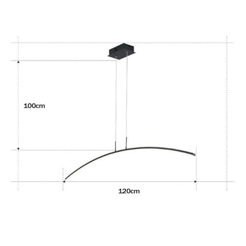 Lampe à Suspension 2700K-6500K Dimmable avec Télécommande Intelligente - 6
