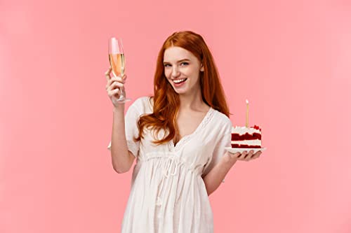 Juloly 24-Count Gold Birthday Candles , Long Cupcake Candles, Suitable For Birthday Parties, Wedding Cakes And Anniversary Celebrations #TOP5