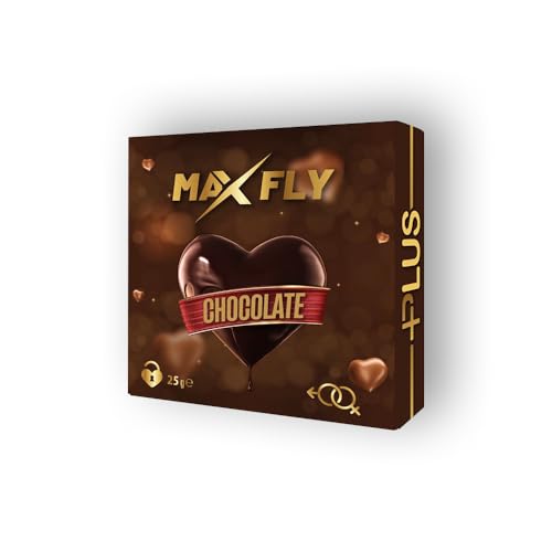 MaxFly Aphrodisiac Dark Chocolate Bar to Improve Mood Performance & Energy Vegetarian Gluten-Free for Men & Women