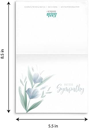 Miniatura 3 de Tarjeta de condolencias (12 tarjetas y sobres en blanco) con tarjetas de condolencias