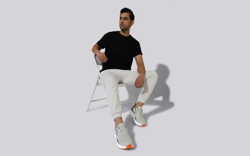Image of Neeman's Light Trainers Sneakers for Men | Comfortable & Flexible Eva Mid Sole and Breatheble Mesh with Gradient Prints