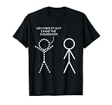 Stick Figures Funny Chicken Pox Meme T-Shirt