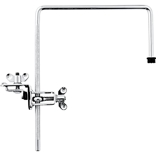 Meinl Percussion Bassdrum Microphone Clamp - U-färmiger Rod mit 0,375 Zoll Gewinde für Mikrofon - Mit Bassdrum-Klammer - Stahl, Verchromt (MC-MRBD)