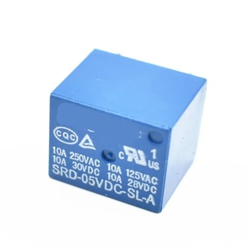 Relés SRD-05VDC-SL-A 5V con capacidad de conmutación 10A para alta potencia segura