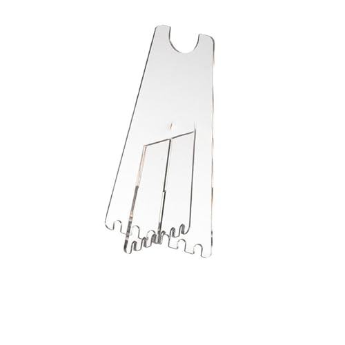 CAZSTYK Soporte de acrílico transparente para bicicleta, portátil, ligero, soporte de piso para reparación, accesorios de ciclismo