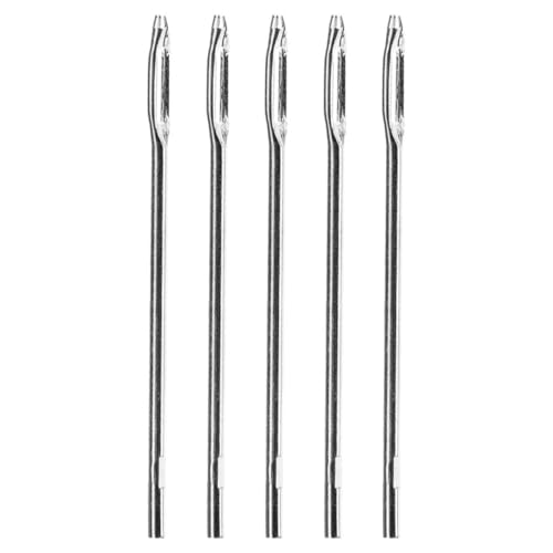 Holibanna 5Pcs Tire Repair Plug Kit with Split Eye Needles Heavy Duty Automotive Tire Maintenance Tools for Quick Flat Fixing and Repairs for Cars and Trucks