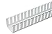 Panduit G.75X1WH6 Type G Wide Slot Wiring Duct, PVC, White