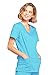 Cherokee Women's Workwear Scrubs Core Stretch Mock-Wrap Top (X-Large), Turquoise