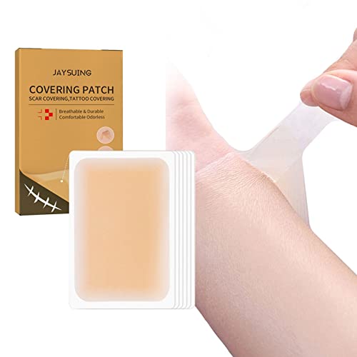 HongYan 10 Pcs Autocollant de Camouflage | Patch Ultra Fin,Bande de Retrait de Cicatrice sûre et indolore, adoucit Les Cicatrices Anciennes et Nouvelles Cover