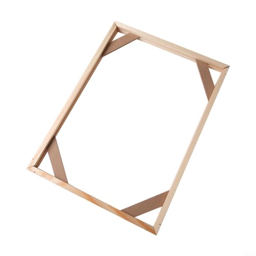 DIY Wooden Canvas Painting Frame Solid Canvas Stretcher Frames 20 * 30cm/30 * 40cm/40 * 50cm Easy Assembly, Secure Fit, Wall Hanging Ready(30 * 40cm)