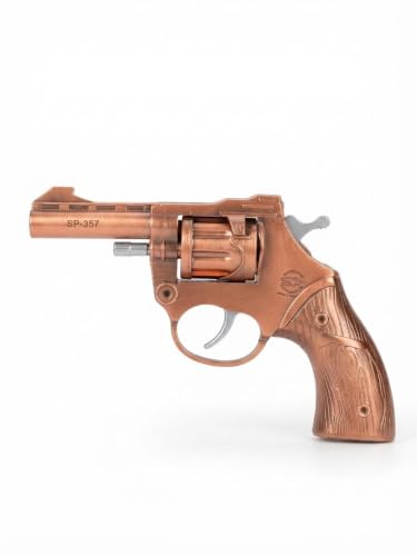 Generic Metal Ring Cap Gun Revolver with Holster (Rosegold) - Image 2