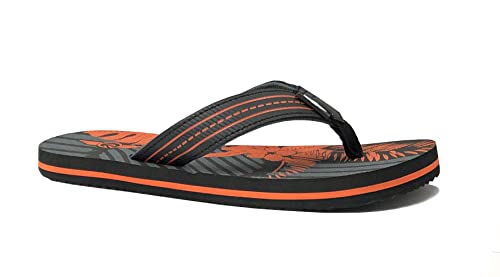 Image of REDVOLUTION New Boys' Beach Sandal TRIBAL Tattoo | Geometric Bali Flip-Flop Sandals