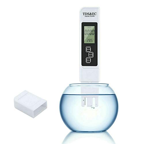 GuDoQi 3 En 1 Probador De La Calidad del Agua Profesional TDS EC Medidor con Temperatura para El Agua Potable Doméstica Hidropónico Acuarios Piscinas