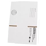 Mailing Box,Size A,Labels Included,9-1/2'x6'x3-3/4',White, Sold as 1 Each