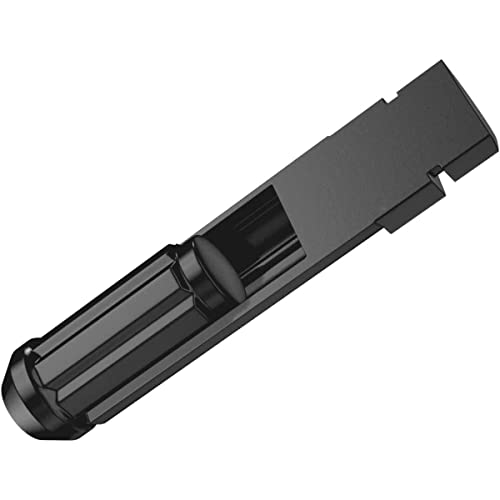 Yitamotor 7 Point Spline Tuner Socket Key Tool For Seven-Spline Wheel Lock Lug Nuts - Standard Drive Socket Lug Nut Tool Key Compatible With 21Mm (13/16") & 22Mm (7/8") Replacement Hex Socket, Black #TOP6