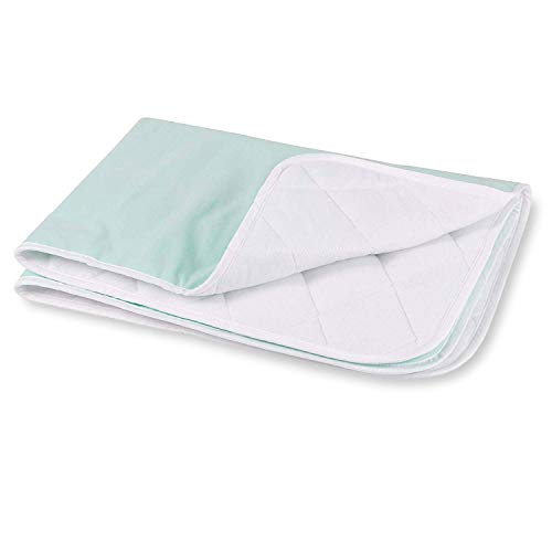 Image of DMI Waterproof Sheet to be Used as a Bed Pad, Bed Liner, Mattress Protector, Pee Pad, Furniture Cover or Seat Protector with Quilted Slide Sheet and 4 Layers of Protection, Without Straps, 36 x 40