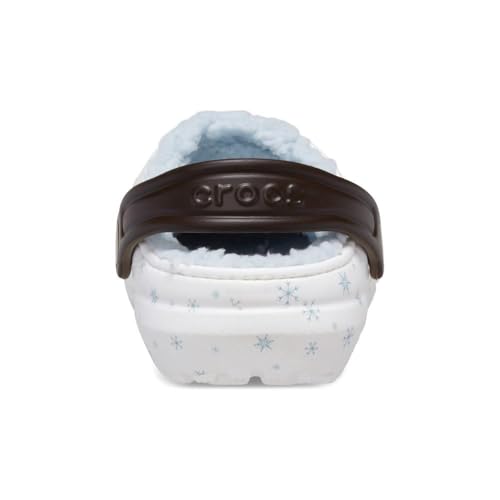 Image of Crocs Kids' Frozen Olaf Classic Fuzzy Lined Slip On Clogs