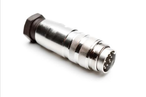 Amphenol, C09131H0121012, Connector M16 Circular PIN 12 Position Solder Straight Cable Mount 12 Terminal 1 Port