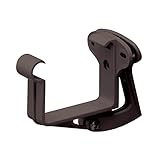 INEFA Stirnbretthalter, justierbar, kastenförmig Dunkelbraun NW 68, 1 Stück, Dachrinnenhalter aus PVC-U Kunststoff, Made in Germany