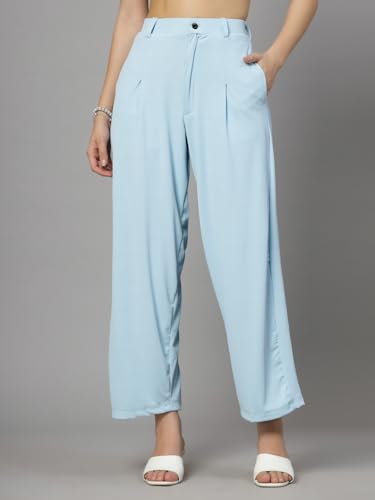 Image of UZARUS Women's Relax Fit Trouser 2 Pockets Baggy Pants