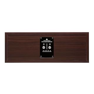 Triangle - Enceinte Centrale Home-Cinéma BOREA BRC2-2 Voies - Puissance Admissible 120W - Rendement 91 DB/W/m - Bass Reflex - 580 x 200 x 260 mm - Noyer (Pièce)