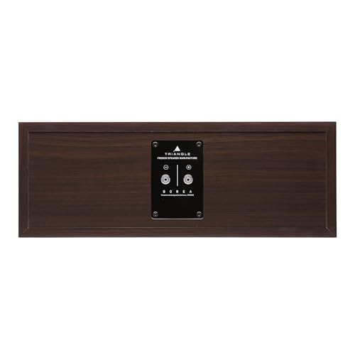 Image of triangle BRC2 Center Channel Speaker - 2 Way Design - 25mm Silk Dome Tweeter (Walnut)