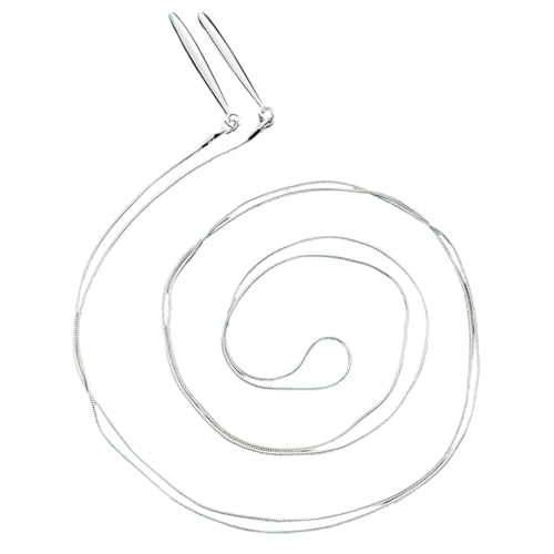Collier serpent double feuille argent : éclat durable sans compromis