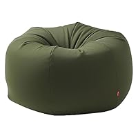 【美品】ハナロロ ビーズクッション オニオン 170L チャコールカバー+中材 ハナロロ】 ビーズクッション おっきいオニオン170リットル