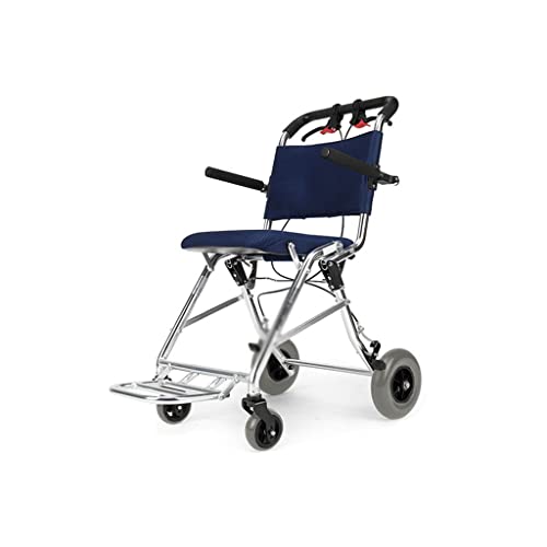 FKJLUN Sedia a rotelle Pieghevole Sedia a rotelle