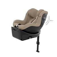 CYBEX Gold Kinder-Autositz Sirona G i-Size Plus, Ohne Base, Ab ca. 3 Monaten bis 4 Jahre, Max. 19 kg, 61 - 105 cm (Ab Geburt / 40 cm mit Neugeboreneneinlage), Almond Beige – Ansicht 9