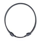 Luck Strings Gray Wax Nylon Cord Bracelet - Waterproof Adjustable Unisex String Bracelet for Men & Women, Minimalist Neutral Jewelry, Modern & Urban Fashion Accessory (Grey, one size)
