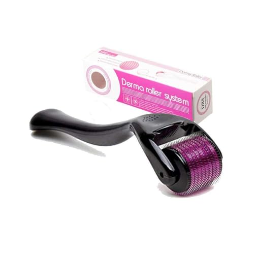 Image of Derma Roller for Hair Growth | 0.50 mm with 540 Titanium Micro Needles | Stimulates Hair Follicles & Improves Scalp Circulation