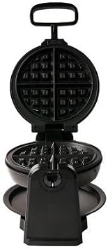 Lakeland Belgian Waffle Maker with Non-Stick Coating, Stainless Steel and Black, 1000W
