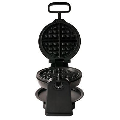 Lakeland Belgian Waffle Maker with Non-Stick Coating, Stainless Steel and Black, 1000W