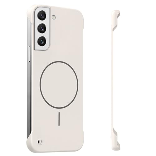 Coque Samsung S22 Plus magnétique blanche pour chargeur à induction
