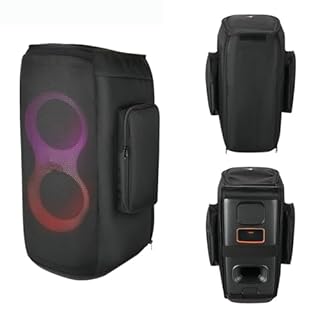 Custodia antipolvere per JBL PartyBox Club 120, custodia protettiva avvolgente con doppia tasca per microfono, custodia per microfono per altoparlante audio PartyBox Club 120, antigraffio, protezione