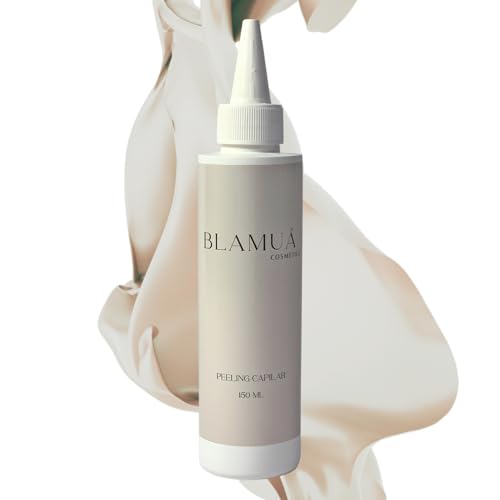 BLAMUÁ - Peeling capilar detox - 150 ml - Aceites esenciales de menta - Exfoliante de textura gel - Efecto refrescante - Elimina las células muertas - Sin siliconas