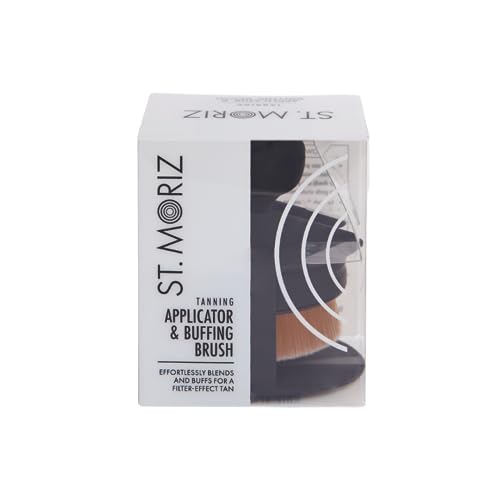 St Moriz Self Tan Applicator Blending Brush | For Face Body & Hard to Reach Areas | Streak-Free Airbrush Finish | Use with Any Fake Tan