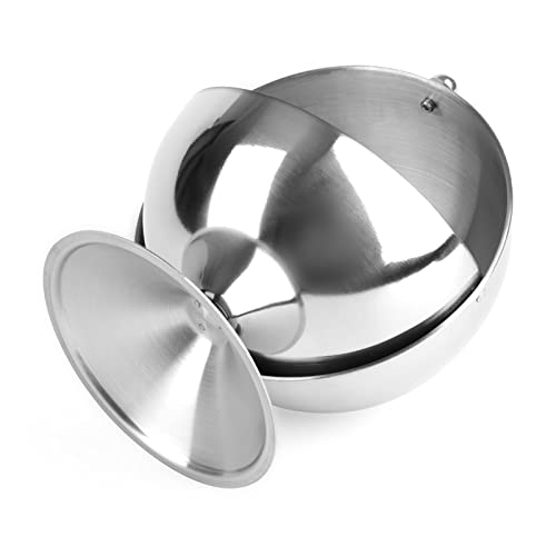 Peohud 2 Pack Stainless Steel Sugar Bowl with Roll Top, Sugar Cube Holder, Candy Jar Cookies Mints Holder Bowl for Home Kitchen, Office, Parties by Peohud - Image 3