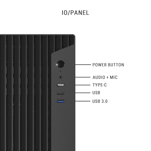 Image of Ant Esports Si30 Mid-Tower Computer Case /Gaming Cabinet - Black | Support ATX /M-ATX, Mini-ITX | Pre-Installed 1 Black Fan