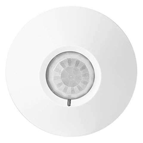 ASHATA-Infrarotdetektor-Bewegungserkennungssensor, 12 V verkabelter, Oben montierter passiver 360-Grad-Infrarotbewegungserkennungssensor-Alarm Cover