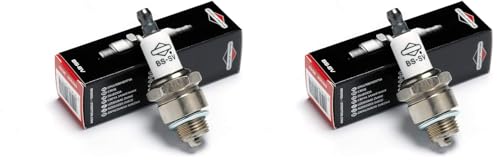 Image of Briggs & Stratton 992300C Replacement Spark Plug, Black, 1 Piece (Pack of 2)