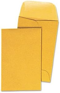Kraft Coin Envelope, #1, Light Brown, 500/Box