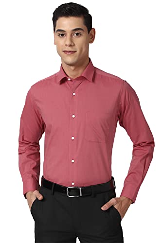 Image of Peter England Men's Printed Slim Fit Formal Shirt