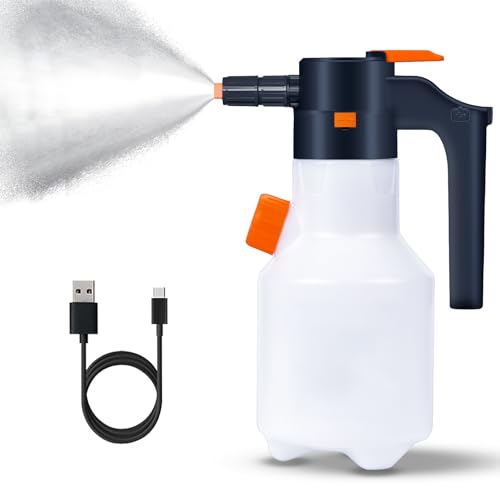 JKFIPKHI Electric Foam Sprayer 2L, Pressurized Sprayer for Home, Garden