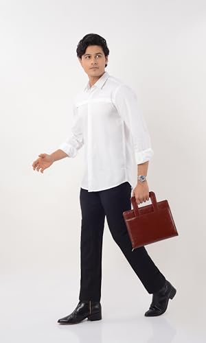 Image of Men's Solid Slim Fit Shirt